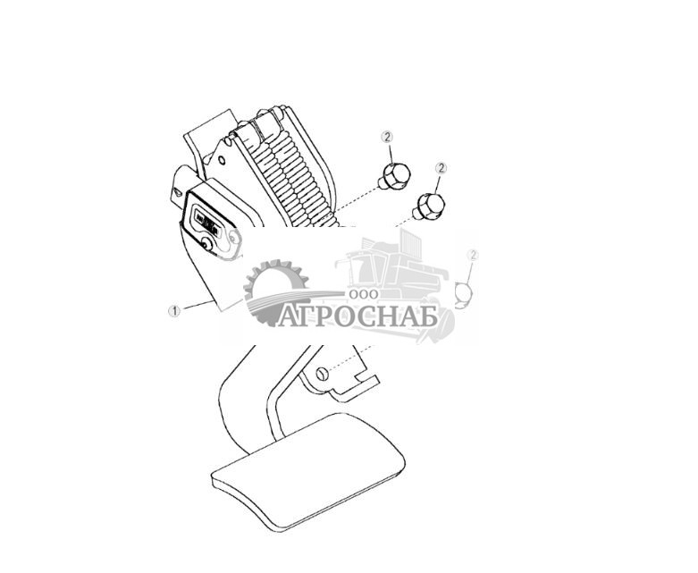 Педаль и рыч. мех. толчковой подачи - ST879667 123.jpg